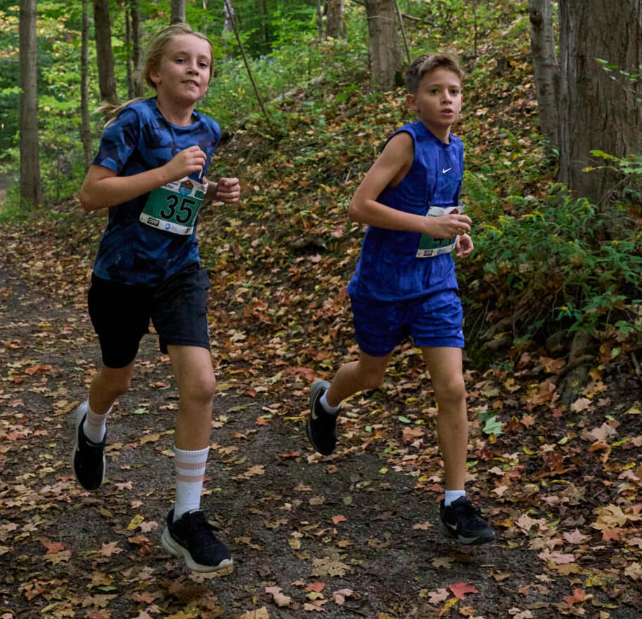 Kids 1k & 3k - A relatively flat out-and-back, across the bridge and along the Red Hill Valley Trail.